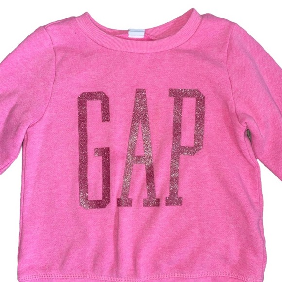 Baby Gap Pink Crewneck Sweater Size 5 - Picture 2 of 4